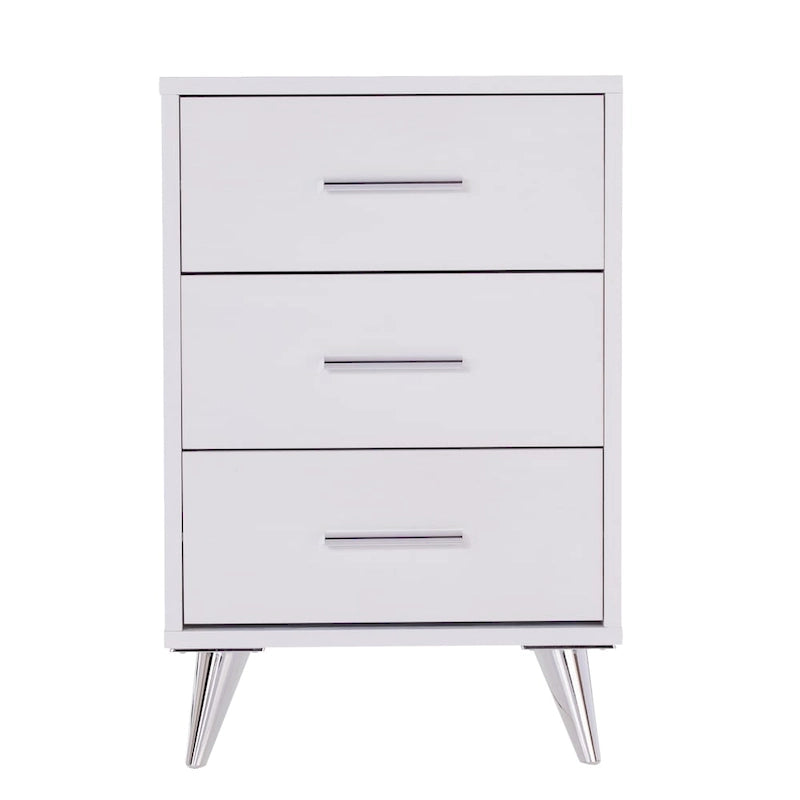 Table de chevet de rangement Mid-century moderne
