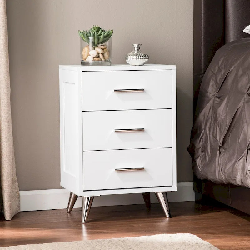 Table de chevet de rangement Mid-century moderne