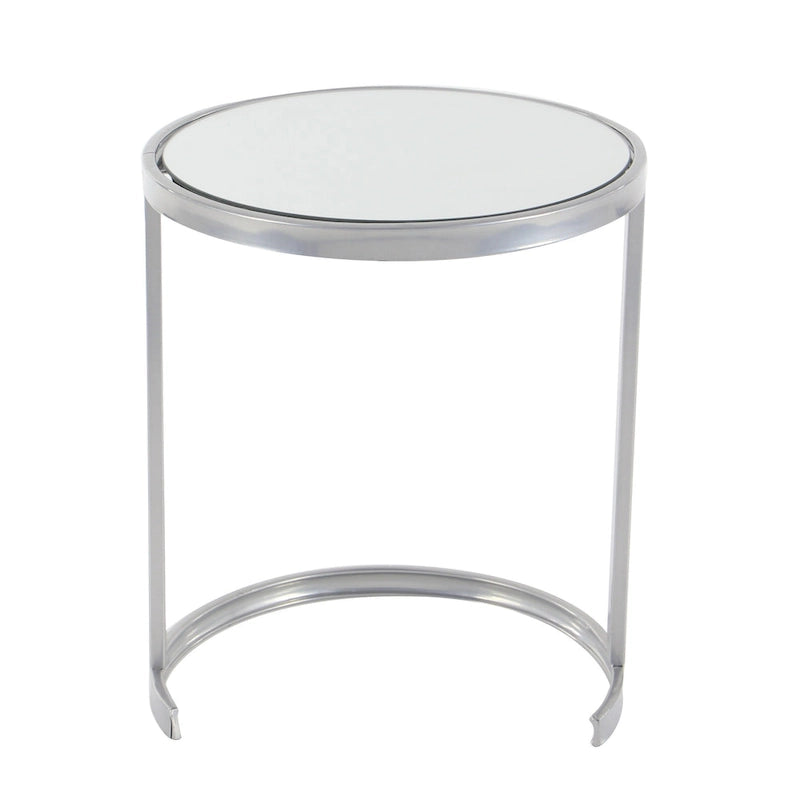 Tables d'appoint en métal noir et doré