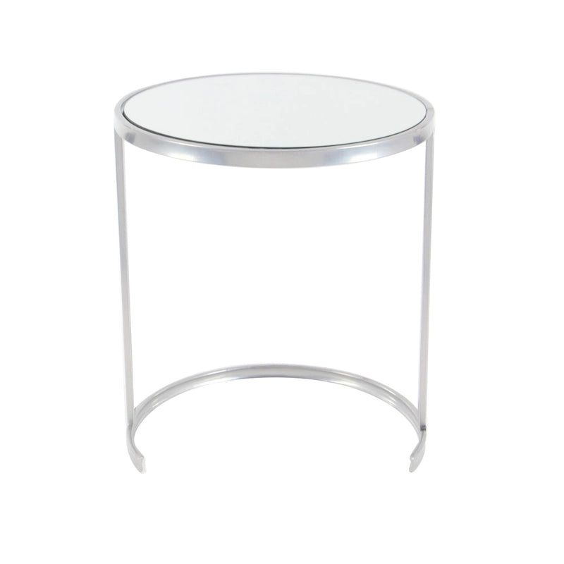 Tables d'appoint en métal noir et doré