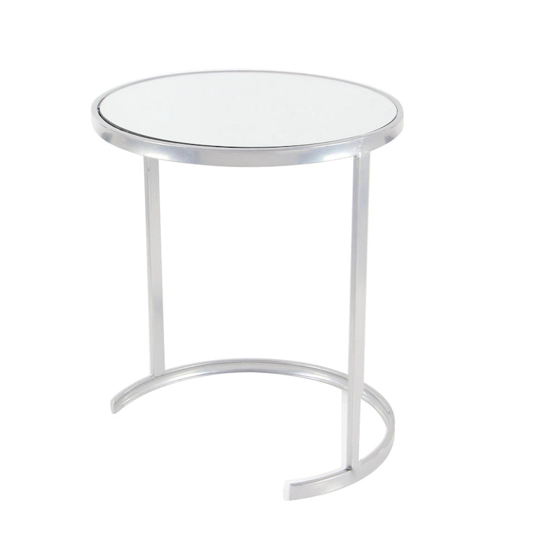 Tables d'appoint en métal noir et doré