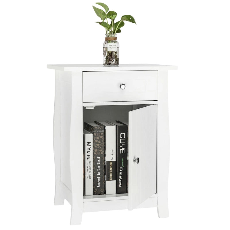 Table de plateau TV pliante | Tables d'appoint portables | Finition grain de bois
