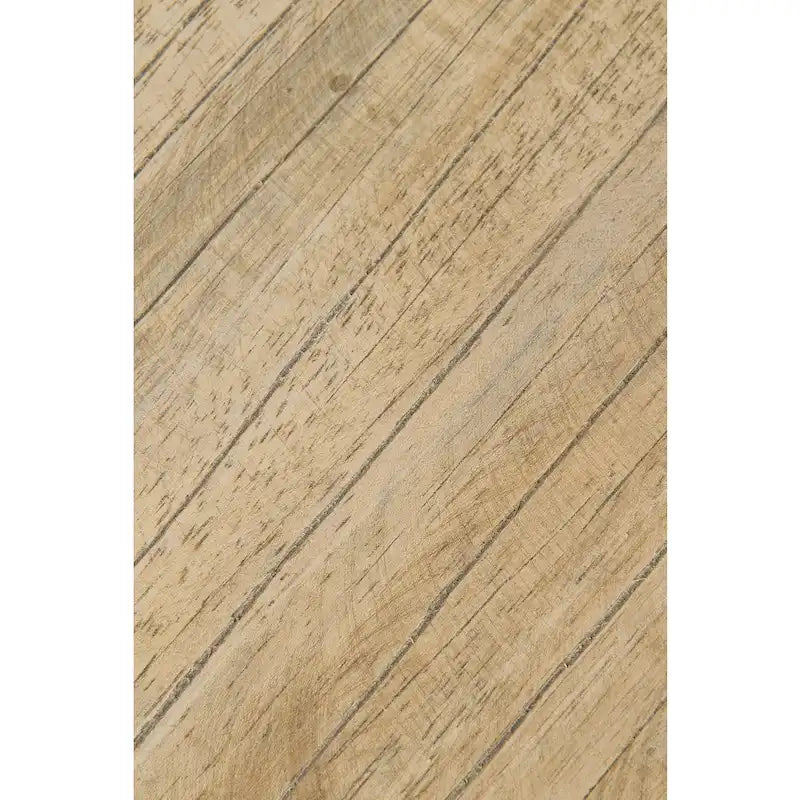 Table d'appoint en bois massif naturel non fini avec tiroir