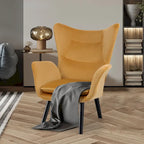 Fauteuil club capitonné, chaise d'appoint de loisirs, individuel - 103 H x 72 L x 84 P cm