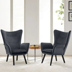 Fauteuil club capitonné, chaise d'appoint de loisirs, individuel - 103 H x 72 L x 84 P cm
