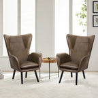 Fauteuil club capitonné, chaise d'appoint de loisirs, individuel - 103 H x 72 L x 84 P cm