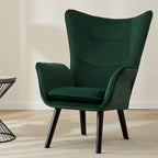 Fauteuil club capitonné, chaise d'appoint de loisirs, individuel - 103 H x 72 L x 84 P cm