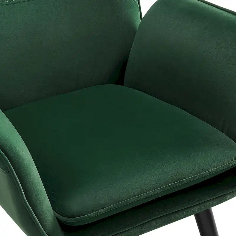 Fauteuil club capitonné, chaise d'appoint de loisirs, individuel - 103 H x 72 L x 84 P cm