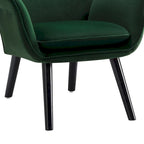 Fauteuil club capitonné, chaise d'appoint de loisirs, individuel - 103 H x 72 L x 84 P cm