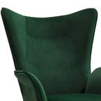 Fauteuil club capitonné, chaise d'appoint de loisirs, individuel - 103 H x 72 L x 84 P cm
