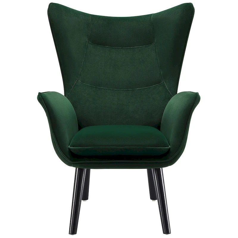Fauteuil club capitonné, chaise d'appoint de loisirs, individuel - 103 H x 72 L x 84 P cm