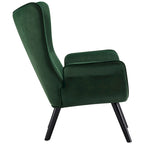 Fauteuil club capitonné, chaise d'appoint de loisirs, individuel - 103 H x 72 L x 84 P cm