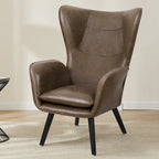 Fauteuil club capitonné, chaise d'appoint de loisirs, individuel - 103 H x 72 L x 84 P cm