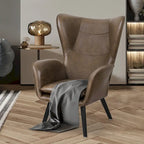 Fauteuil club capitonné, chaise d'appoint de loisirs, individuel - 103 H x 72 L x 84 P cm