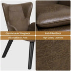 Fauteuil club capitonné, chaise d'appoint de loisirs, individuel - 103 H x 72 L x 84 P cm