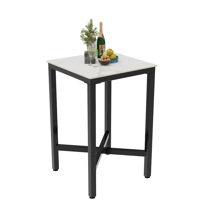 Table à manger de hauteur bar 41,4 - 27,55x27,55x41,4 pouces