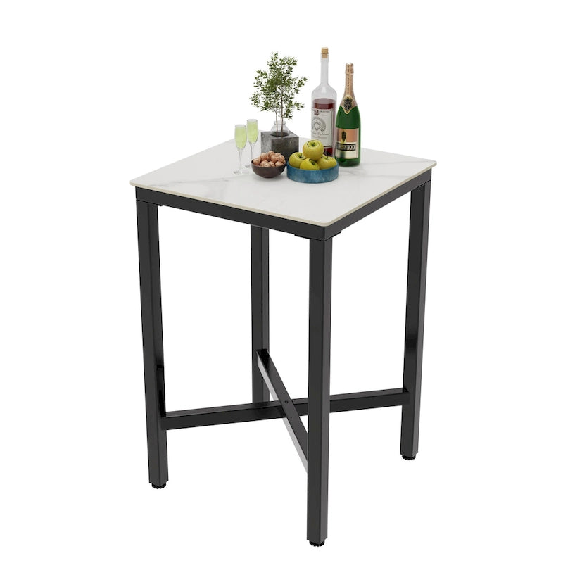 Table à manger de hauteur bar 41,4 - 27,55x27,55x41,4 pouces