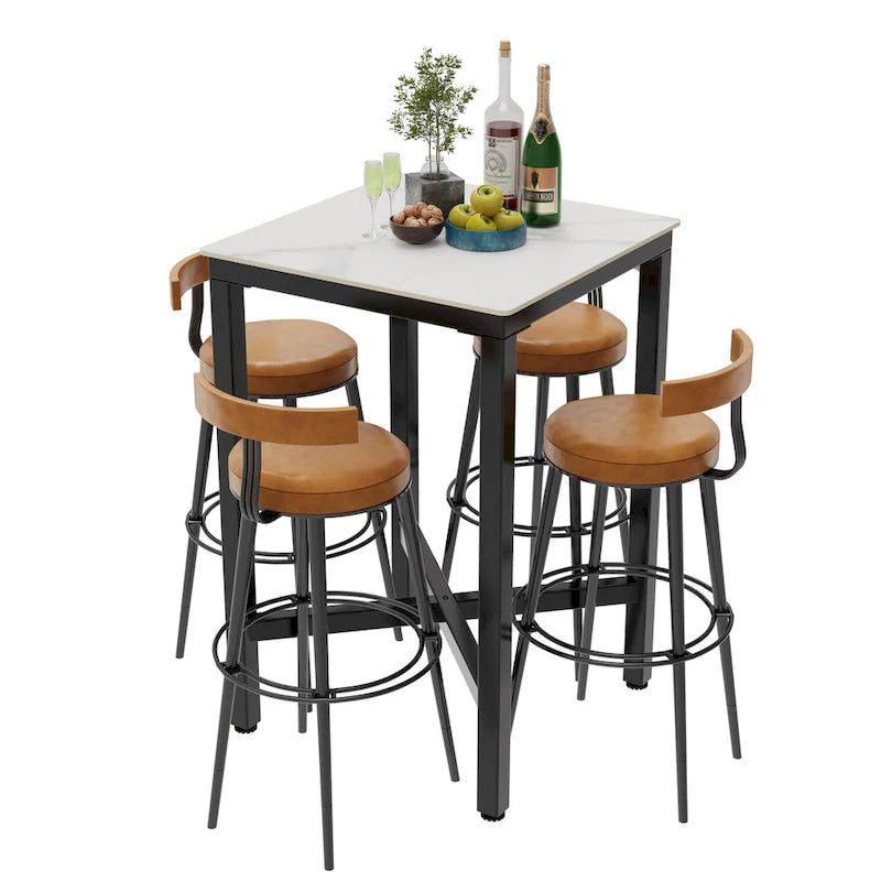 Table à manger de hauteur bar 41,4 - 27,55x27,55x41,4 pouces