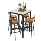 Table à manger de hauteur bar 41,4 - 27,55x27,55x41,4 pouces