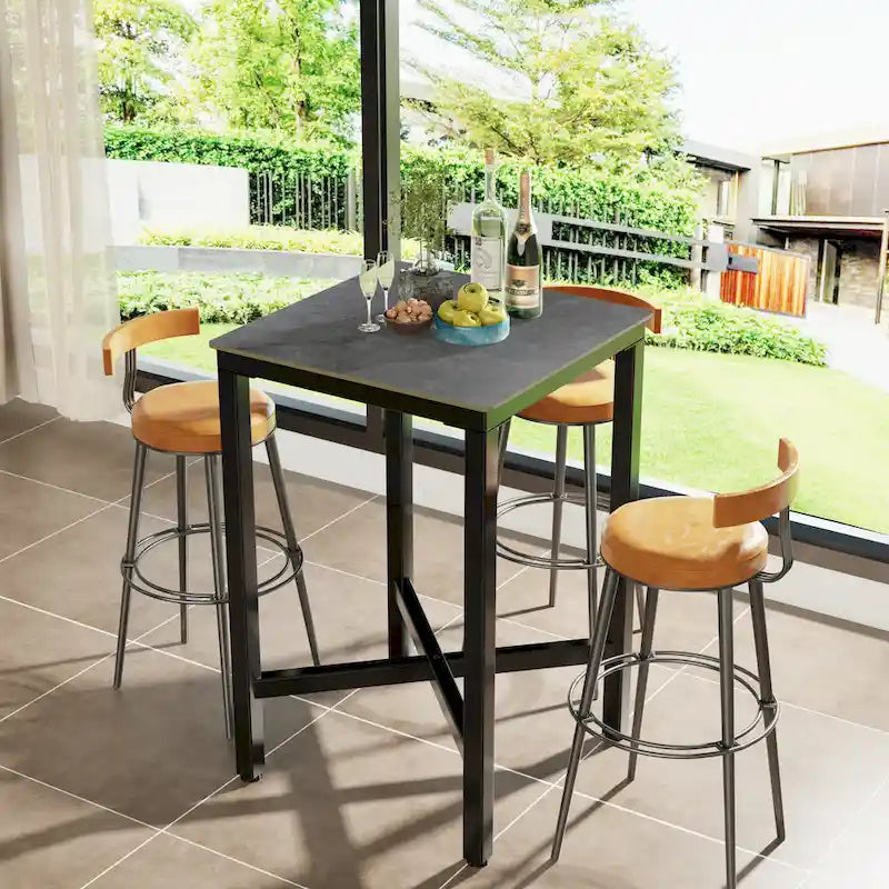 Table à manger de hauteur bar 41,4 - 27,55x27,55x41,4 pouces