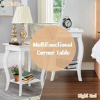 Tables d'appoint Accent avec étagère - 16 x 16 x 24 (L x l x H)
