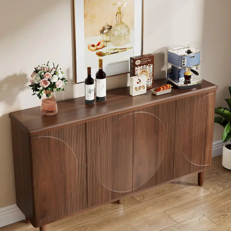 Bahut moderne de 150 cm avec portes