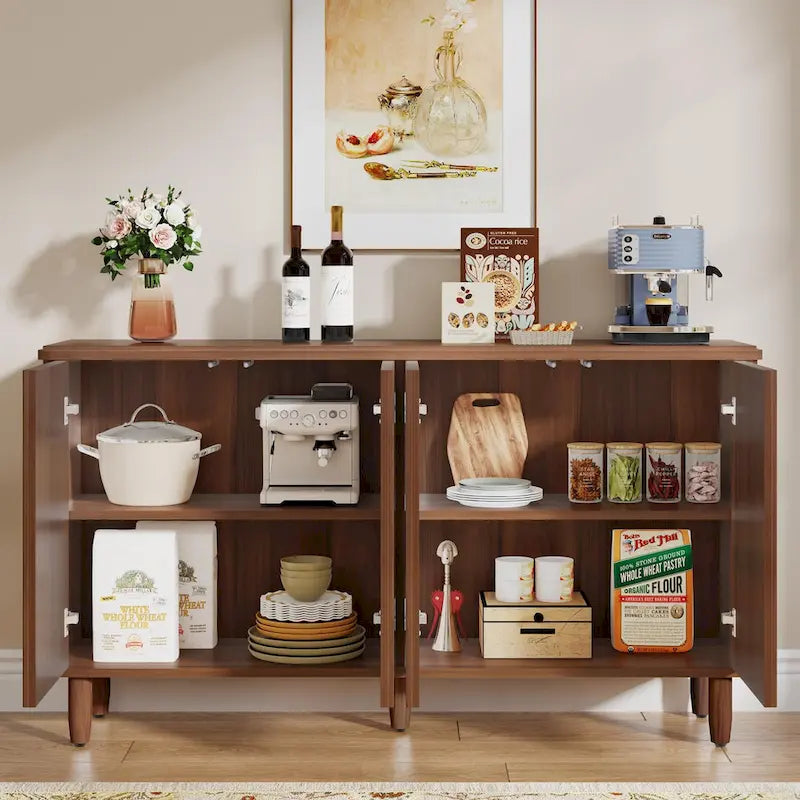 Bahut moderne de 150 cm avec portes