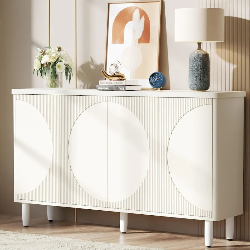 Bahut moderne de 150 cm avec portes