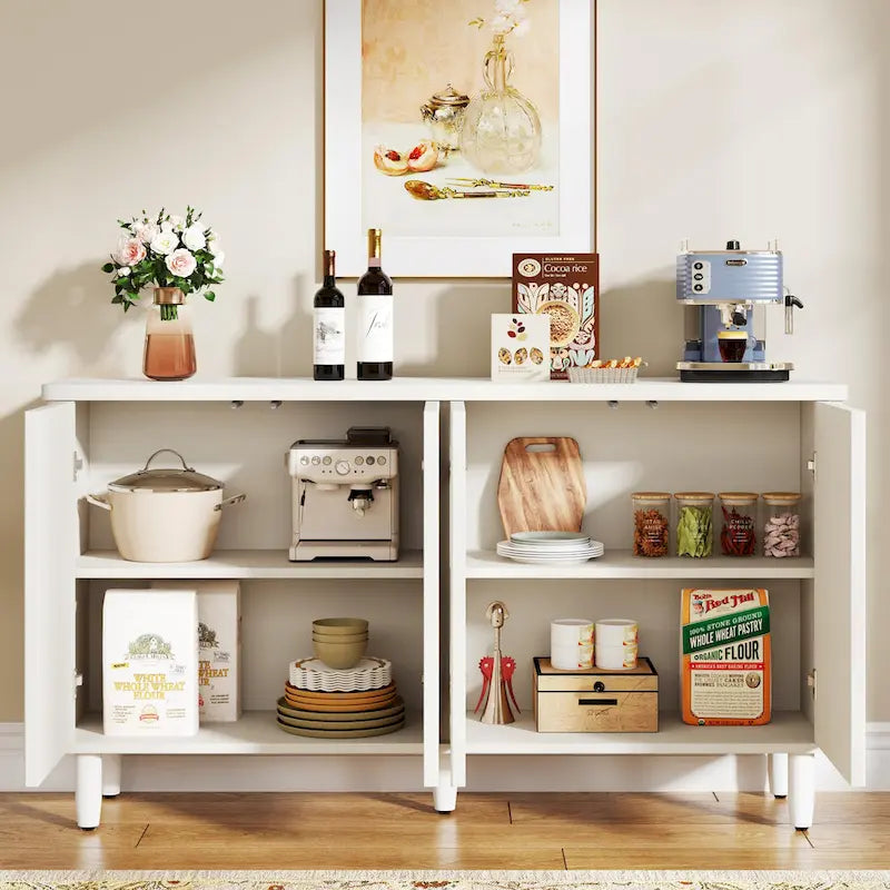 Bahut moderne de 150 cm avec portes