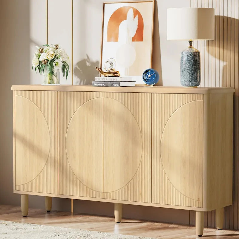 Bahut moderne de 150 cm avec portes