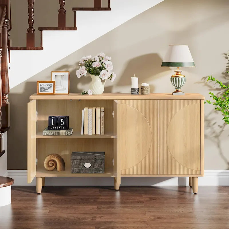 Bahut moderne de 150 cm avec portes