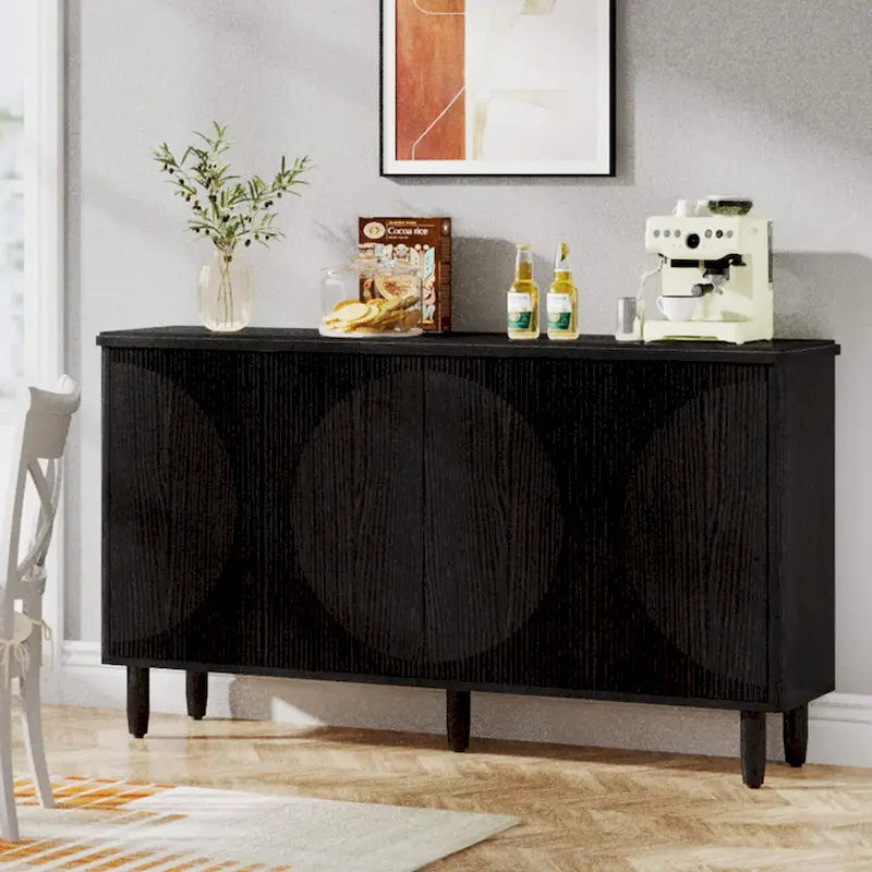 Bahut moderne de 150 cm avec portes