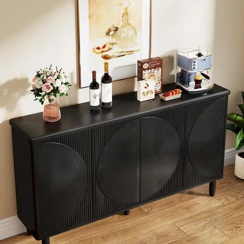Bahut moderne de 150 cm avec portes