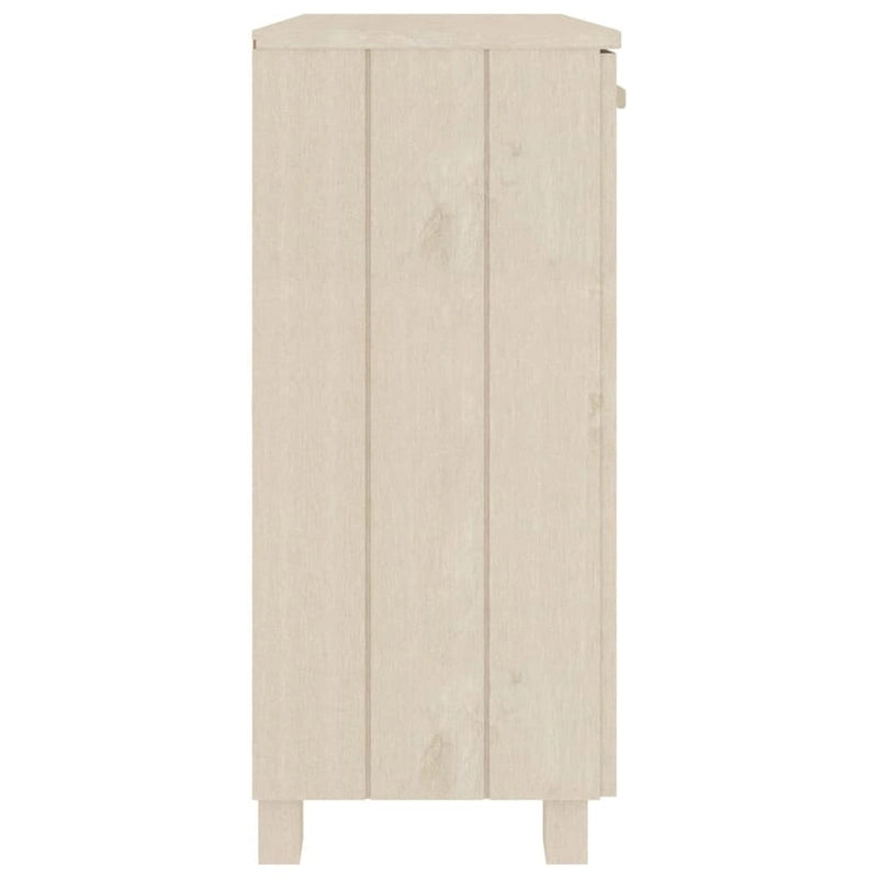 Bahut-Buffet pour Salon Cuisine HAMAR Bois Massif Pin - 85x35x80