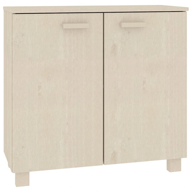 Bahut-Buffet pour Salon Cuisine HAMAR Bois Massif Pin - 85x35x80