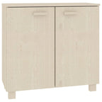 Bahut-Buffet pour Salon Cuisine HAMAR Bois Massif Pin - 85x35x80