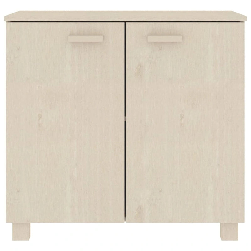 Bahut-Buffet pour Salon Cuisine HAMAR Bois Massif Pin - 85x35x80