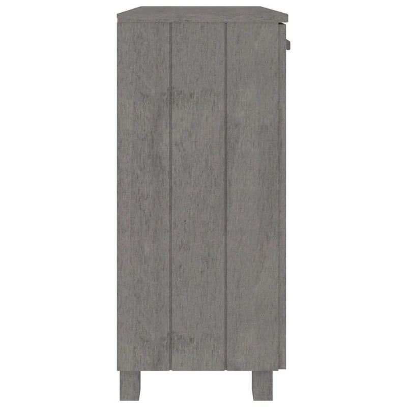 Bahut-Buffet pour Salon Cuisine HAMAR Bois Massif Pin - 85x35x80