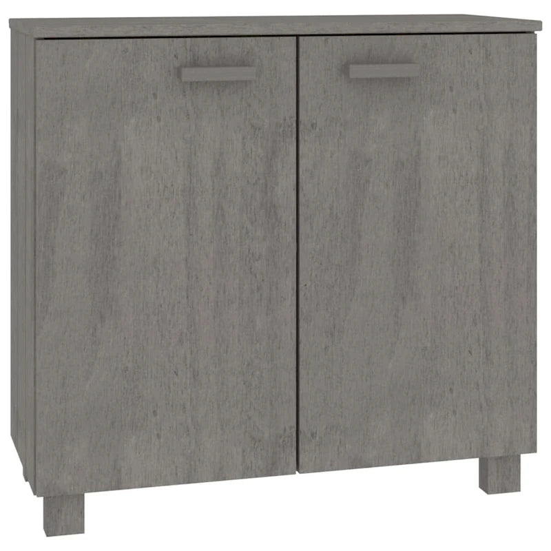 Bahut-Buffet pour Salon Cuisine HAMAR Bois Massif Pin - 85x35x80