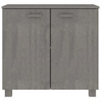 Bahut-Buffet pour Salon Cuisine HAMAR Bois Massif Pin - 85x35x80
