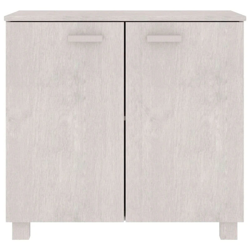 Bahut-Buffet pour Salon Cuisine HAMAR Bois Massif Pin - 85x35x80
