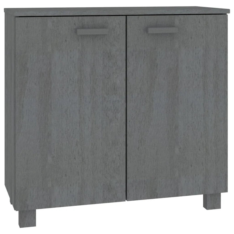 Bahut-Buffet pour Salon Cuisine HAMAR Bois Massif Pin - 85x35x80