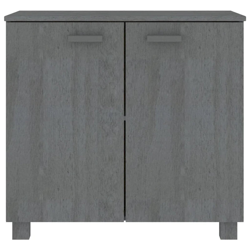 Bahut-Buffet pour Salon Cuisine HAMAR Bois Massif Pin - 85x35x80
