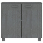 Bahut-Buffet pour Salon Cuisine HAMAR Bois Massif Pin - 85x35x80