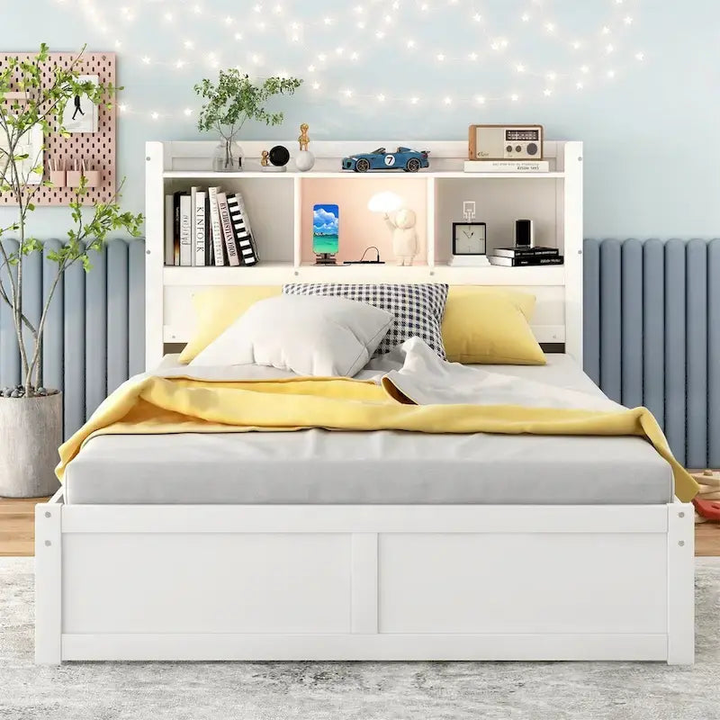 Cadre de lit plateforme rembourré | Tête de lit capitonnée | Grand lit et très grand lit | Meubles de chambre à coucher