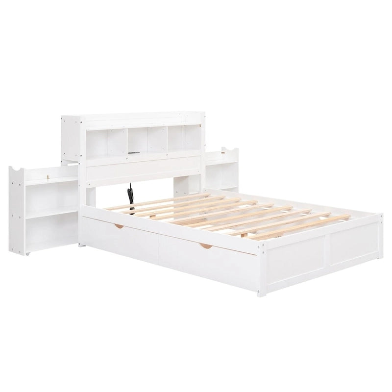 Cadre de lit plateforme rembourré | Tête de lit capitonnée | Grand lit et très grand lit | Meubles de chambre à coucher