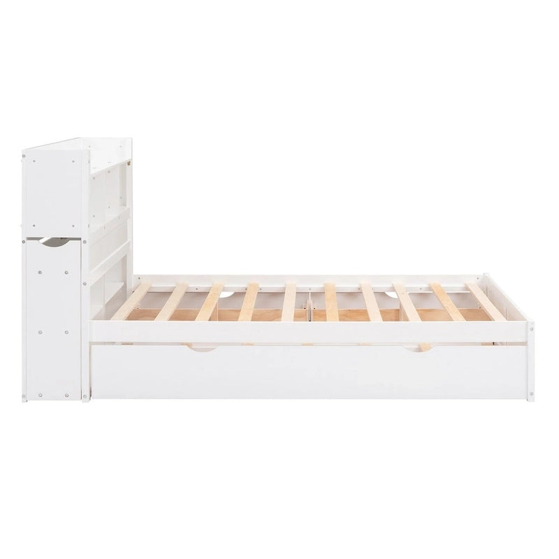Cadre de lit plateforme rembourré | Tête de lit capitonnée | Grand lit et très grand lit | Meubles de chambre à coucher