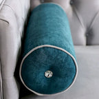 Canapé en tissu velours capitonné gris