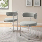 Chaises de salle à manger en tissu
