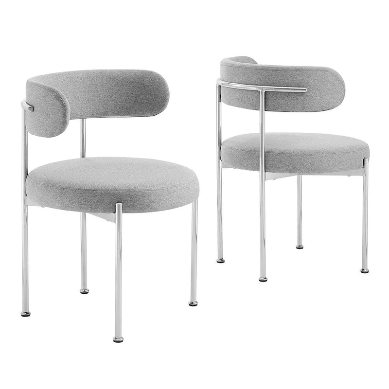Chaises de salle à manger en tissu